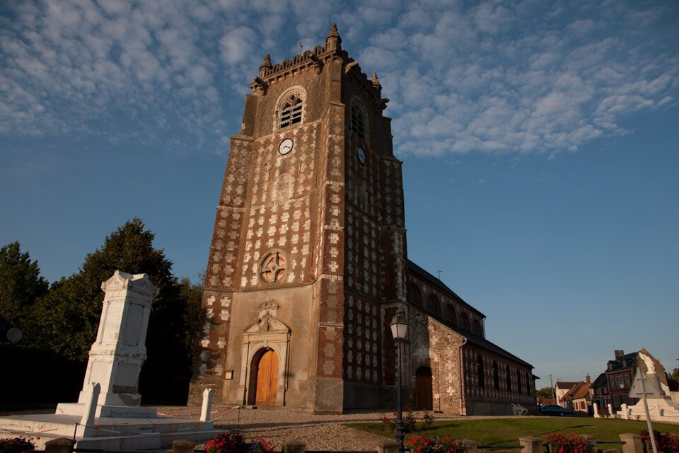 Eglise Saint — Blimont, Somme, Fr
