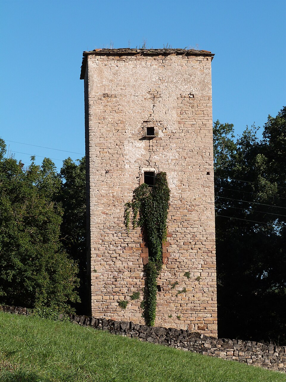 Façade de la tour