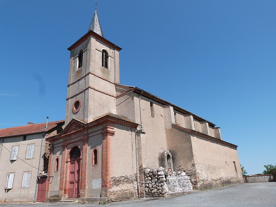 Eglise Saint — Cyrise à Sainte — Gemme (Tarn)