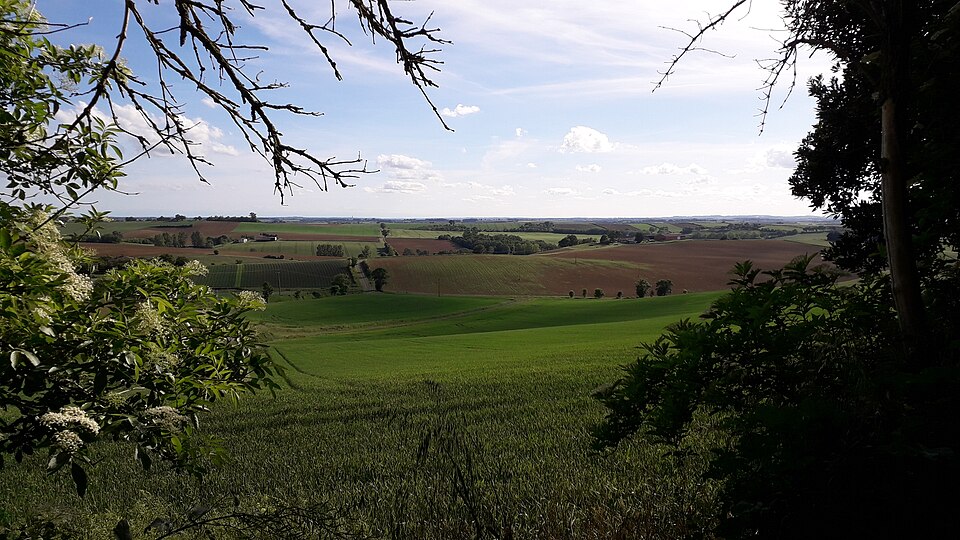 Vue côté Haute Garonne et Gers Le Causé
