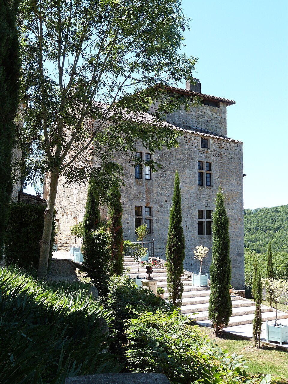 Vue extérieure du château