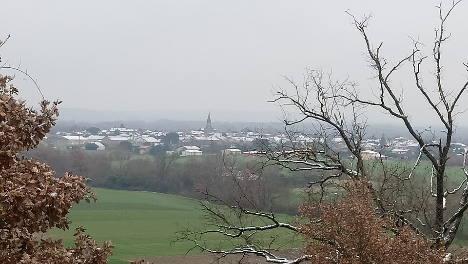 Vue sur Mas — Grenier en février 2018