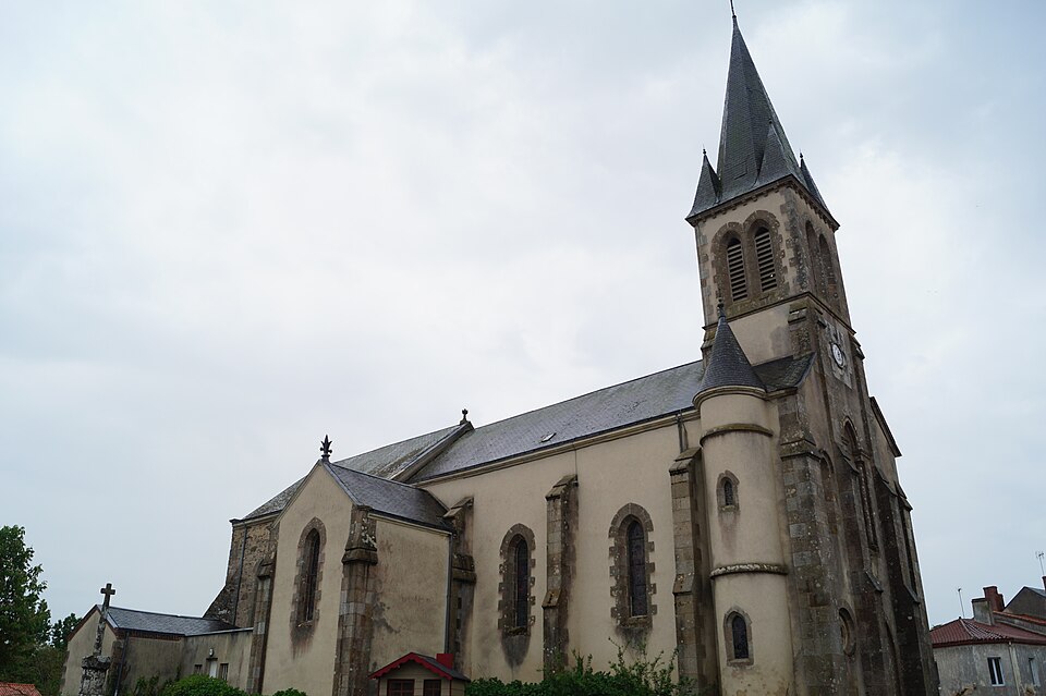 Église Saint — Jean — Baptiste de La Merlatière (vue 1, Éduarel, 17 mai 2017)