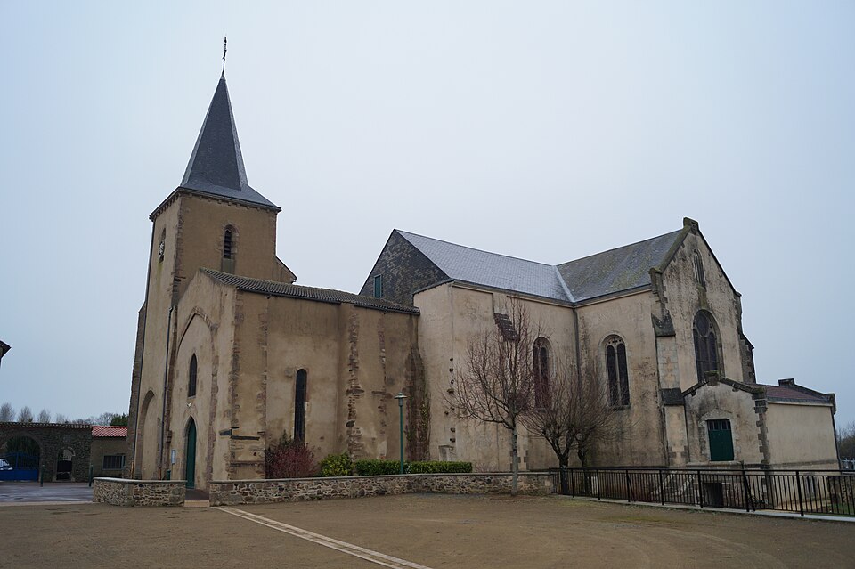 Église Saint — Hilaire de Saint — Hilaire — le — Vouhis (vue 2, Éduarel, 30 janvier 2017)