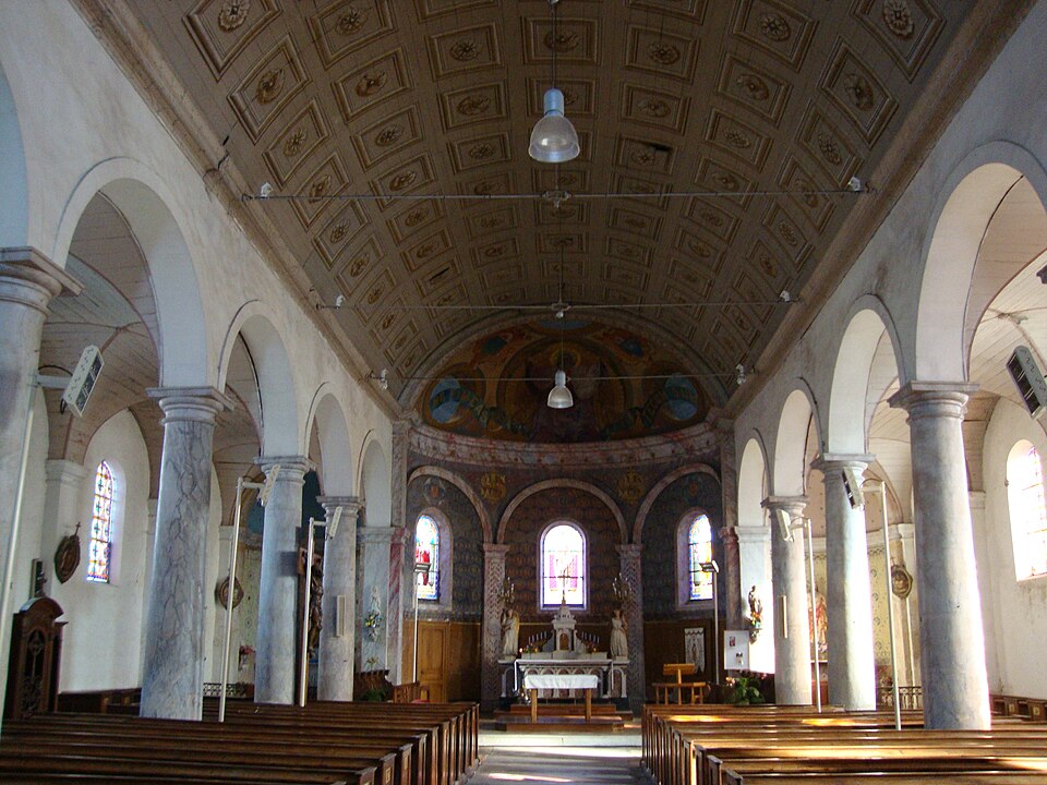 Église Saint — Maxent de Vouillé — les — Marais