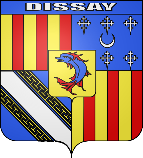 Blason de Dissay