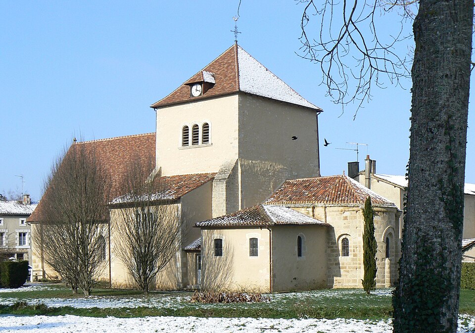 Sommières — du — Clain église