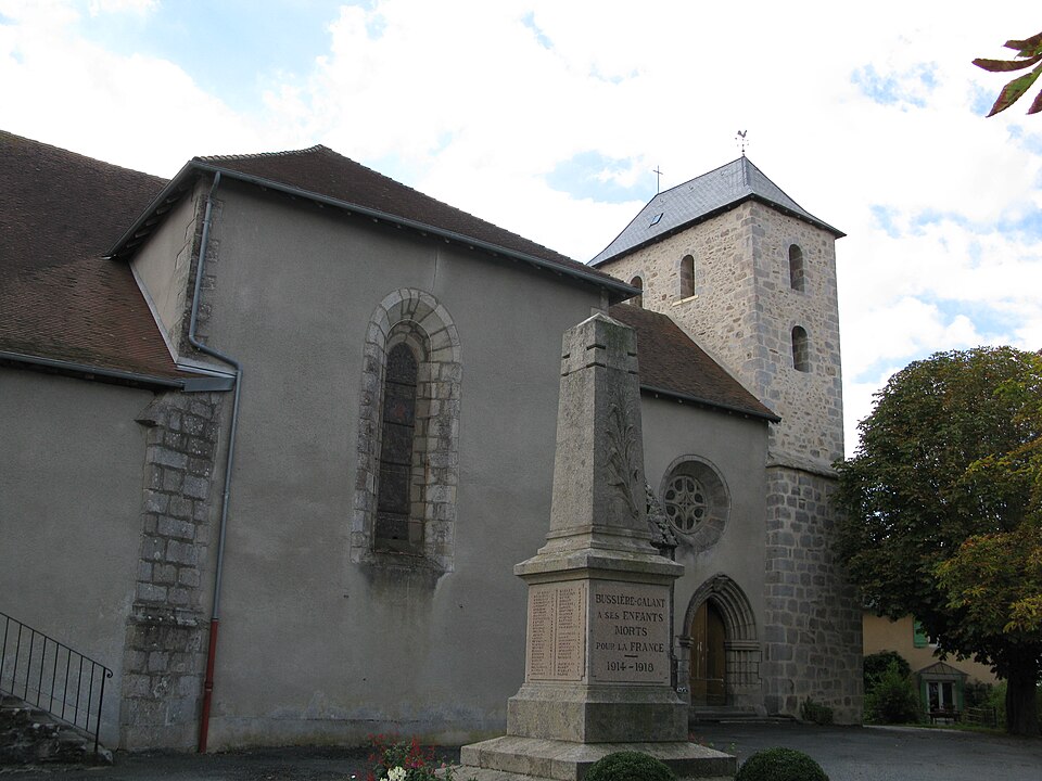Église Saint — Martin de Bussière — Galant