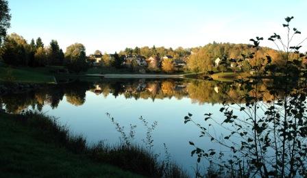 France Meuzac from La Roche Lake