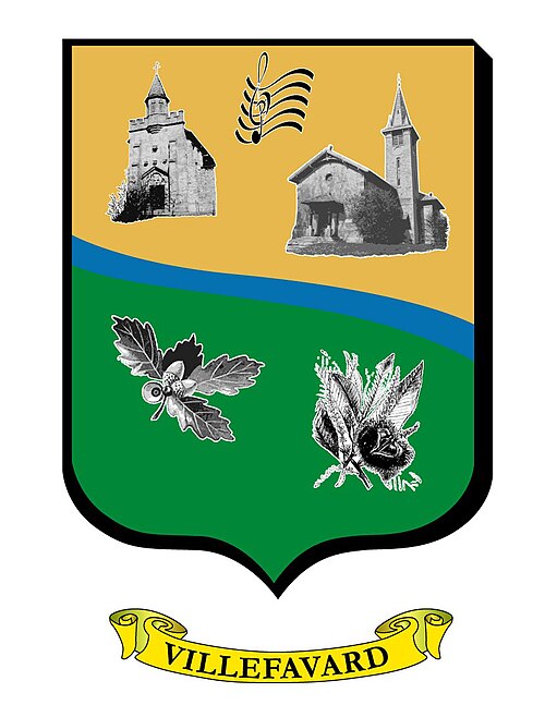 Blason de Villefavard