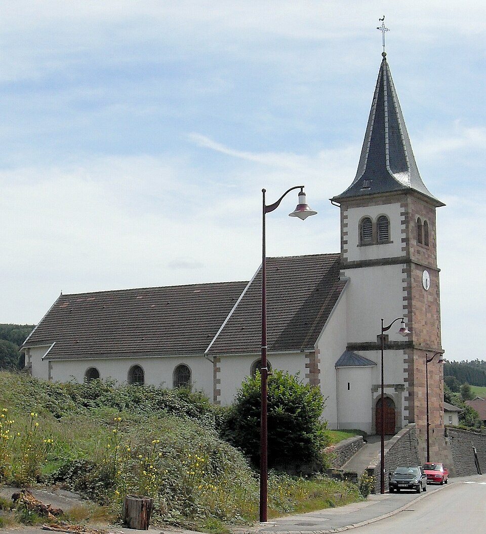 Charmois — devant — Bruyères, Église Sainte — Gébétrude 1