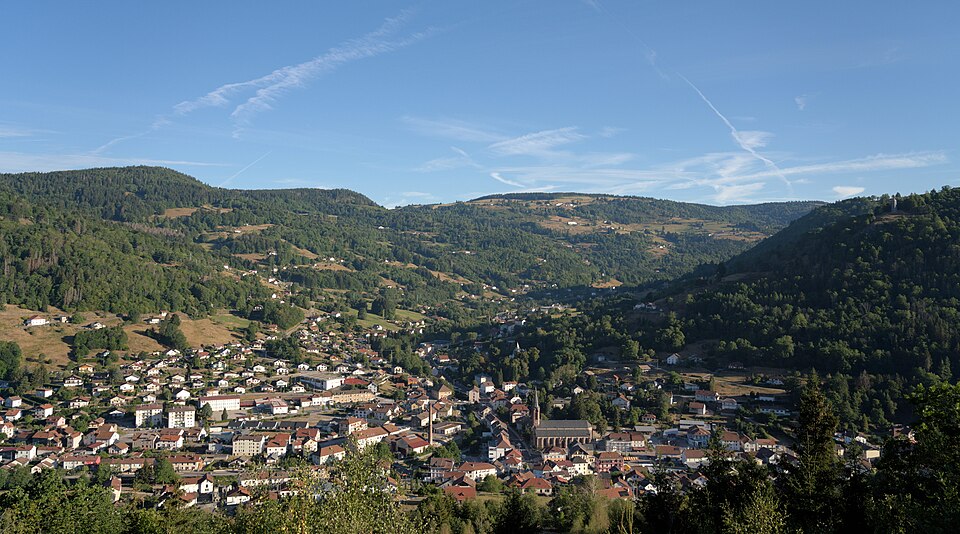 Cornimont depuis la croix de mission