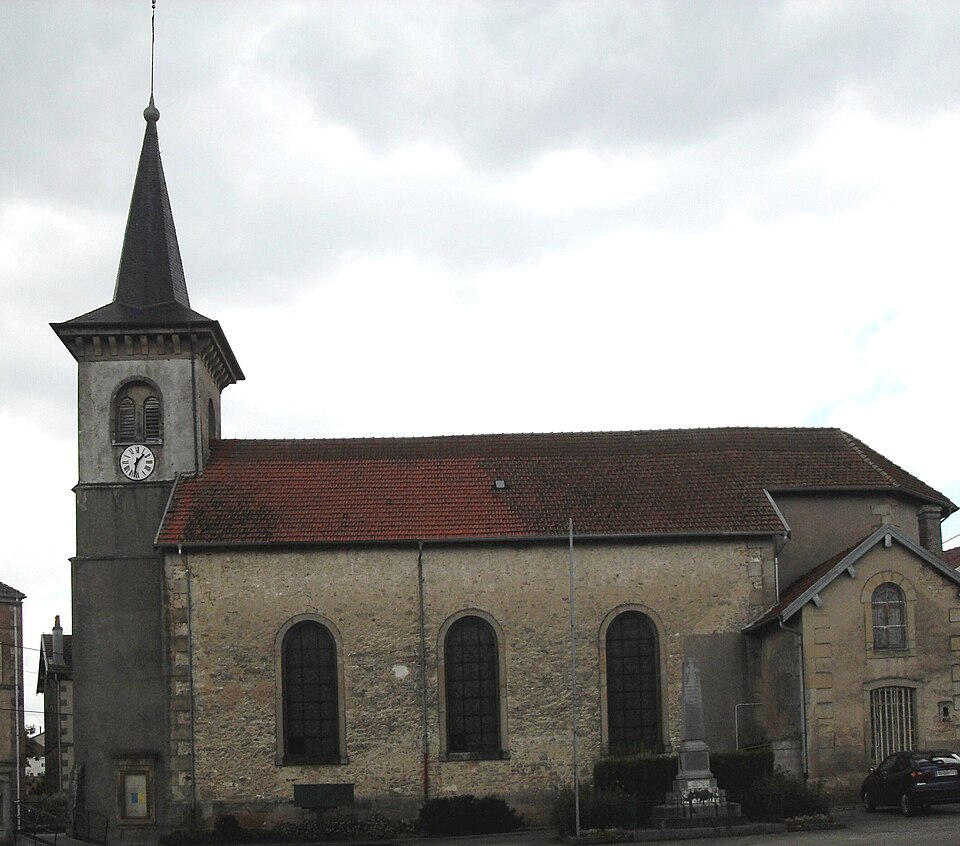 Damas — et — Bettegney, Église Saint — Médard