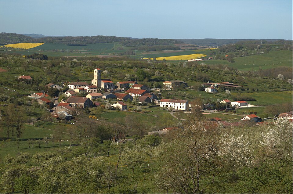 Gugney — aux — Aulx — Vue depuis Le Mété