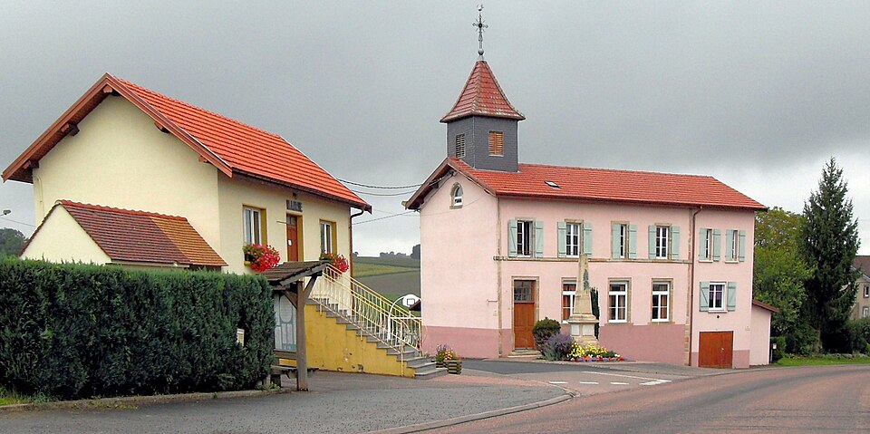 Pont — lès — Bonfays, Mairie et ancienne école