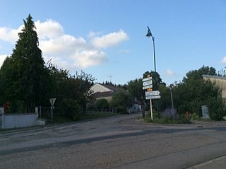 L'ancienne Route Nationale 427 à Trampot