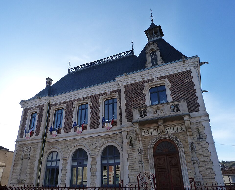 Hôtel de Ville de Saint — Florentin, Yonne, France