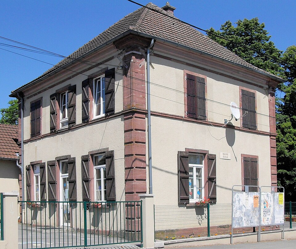 Vellescot, Mairie — école