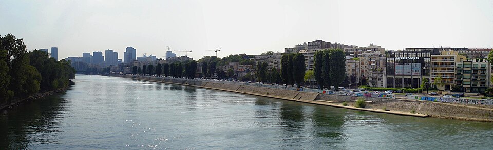 Courbevoie — Quais de Seine — panoramique 01