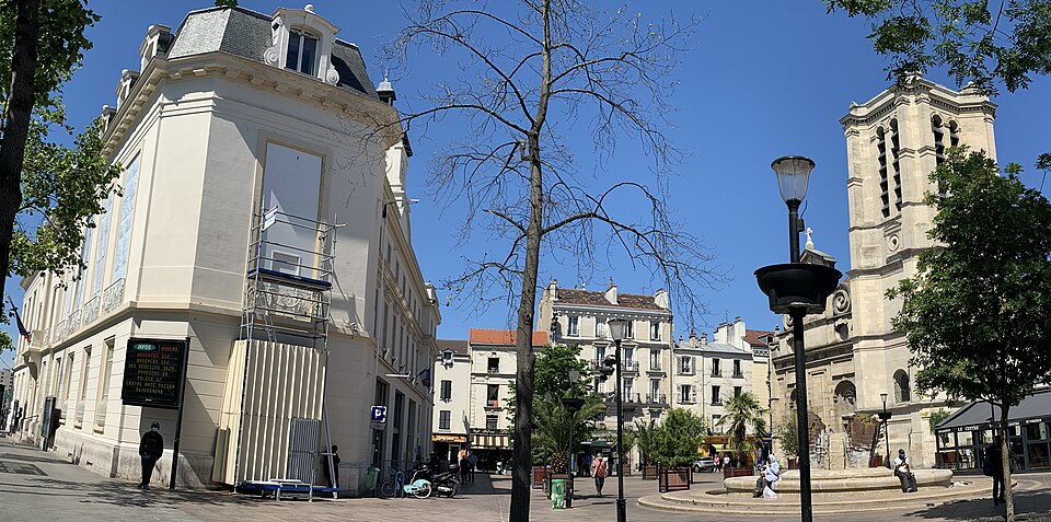 Place Hôtel Ville Aubervilliers 1