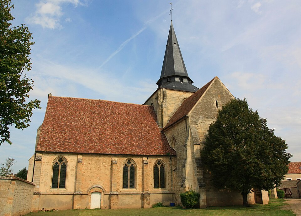 Eglise Saint Lucien, Avernes, Val d'Oise, France