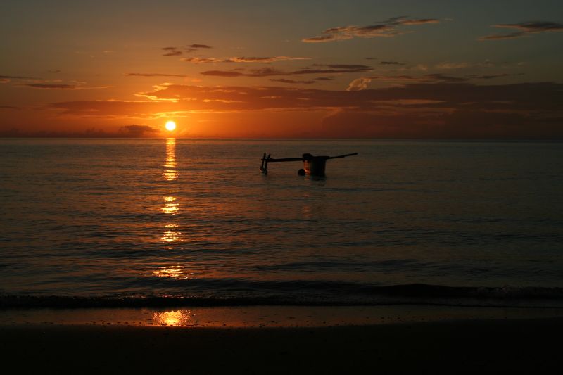 Coucher — soleil — Robinson — Mayotte