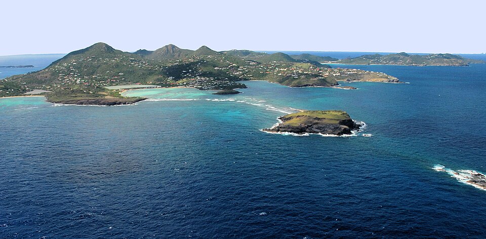 Saint Barth — Vue panoramique — Octobre 2009