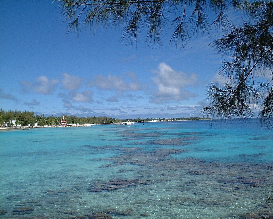 Atoll de Hao (prise de vue — l'infirmerie)