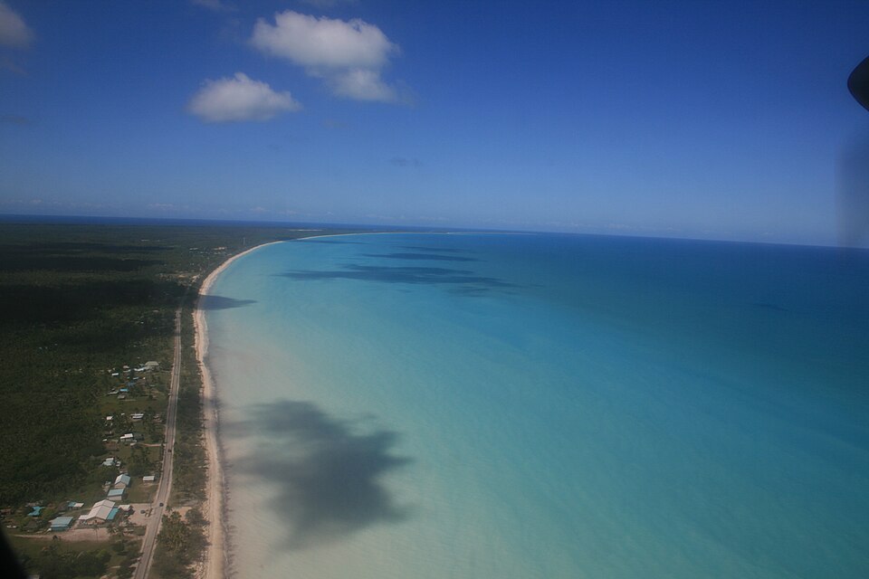 Ouvea vu du ciel